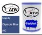 Preview: Mazda, Olympia Blue, AK: 500ml Lackdose, von ATW Autoteile West.